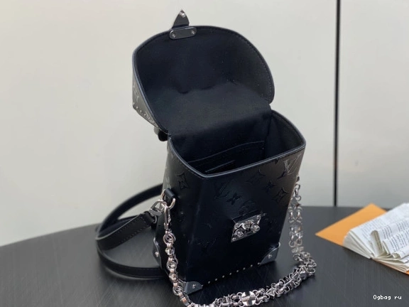 VUITTON Camera Canvas LOUIS Monogram Box 0714